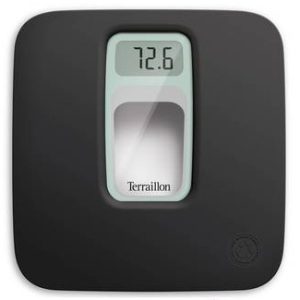 Terraillon 15244, Elektronisk Personlig Vægt, 160 Kg, 100 G, Sort, Kg, Firkant