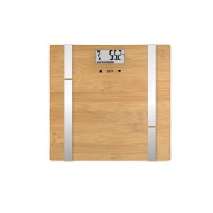 Terraillon Bamboo Fit, Elektronisk Personlig Vægt, 180 Kg, 100 G, Bamboo, Kg, Firkant