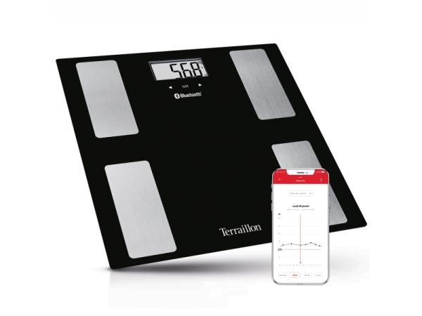 Terraillon Bathroom Scale Digital Terraillon Bathroom Scale Black