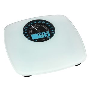 Tfa-Dostmann 50.1003.02, Elektronisk Personlig Vægt, 180 Kg, Sort, Hvid, 5 Kg, Kg, Lb, St, Rektandel