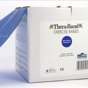 Thera-Band elastik bånd 45m (Blå - Over middel)