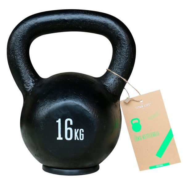 Titan LIFE Kettlebell 16 kg. (Støbejern)