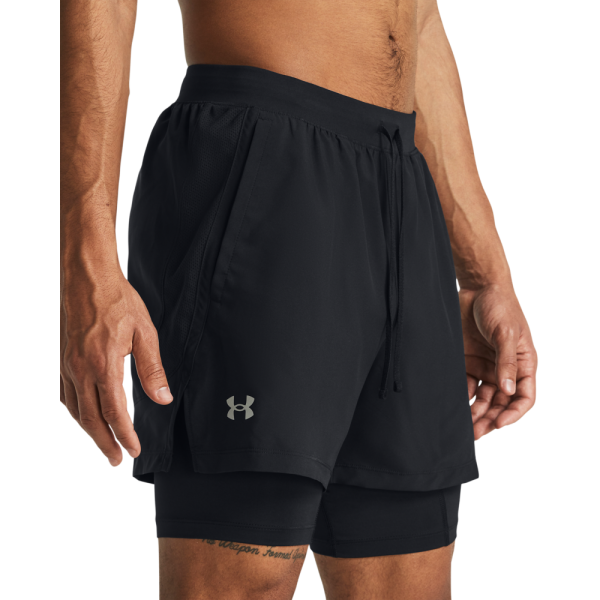 Under Armour Mænds - Launch 5" 2-in-1 Shorts - Black S