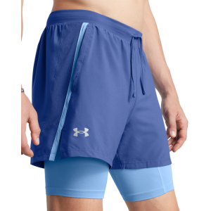 Under Armour Mænds - Launch 5" 2-in-1 Shorts - Tech Blue 3XL