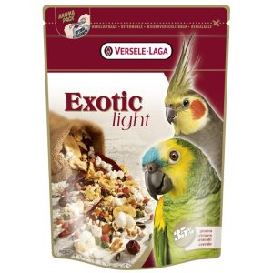 Versele-Laga Parrots Exotic Light Mix 750G, Frø, 750 G, Parrot, Vitamin A, Vitamin D3, Vitamin E, Protein 14%, Fat Content 16.50%, Crude Fiber 13.5%,