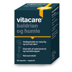 VitaCare Baldrian og Humle - 60 kaps.