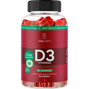 VitaYummy D3 Raspberry (90 stk)