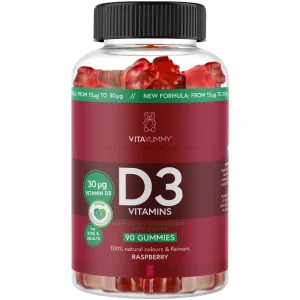 VitaYummy Vitamin D3 Raspberry 90 Pieces