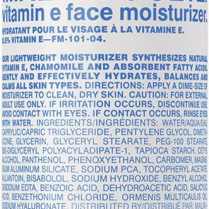 Vitamin E Face Moisturizer 118 ml.