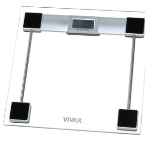 Vivax Ps-154, Elektronisk Personlig Vægt, 150 Kg, 100 G, Transparent, 10 Kg, Kg, Lb, St