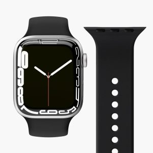 Vonmählen Classic, Band, Smartwatch, Sort, Apple, Apple Watch 38 Mm | 40 Mm | 41 Mm, Silikone