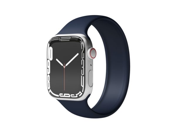 Vonmählen Solo Loop, Rem, Smartwatch, Marineblå, Apple, Apple Watch 38 Mm / 40 Mm / 41 Mm, Silikone