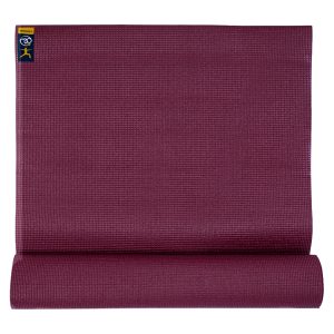 Warrior II yogamåtte (Bordeaux)