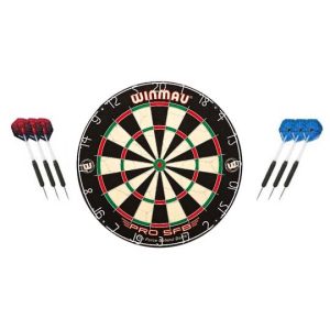 Winmau Pro SFB Dartskive med 6 pile - Her får du meget for pengene! DART VM 2023 TILBUD