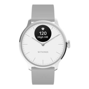 Withings Scanwatch Light - 37 Mm - Rustfrit Stål - Smart Ur Med Bånd - Fluoroelastomer - Håndledsstørrelse: 146-211 Mm - Monokrom - Bluetooth Le - 27