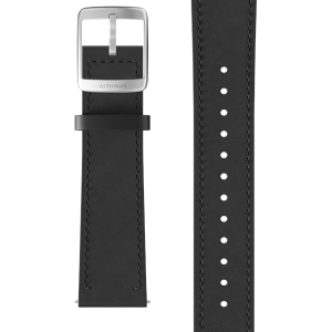 Withings Wristband Black leather 40mm