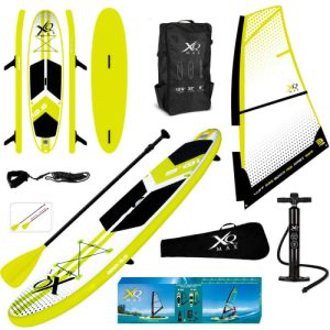 XQ Max Sail SUP board - Hvid/lime