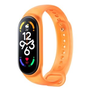 Xiaomi - Håndledsrem For Aktivitetssporer - 160 - 224 Mm - Neonorange - For Xiaomi Smart Band 7 Xiaomi Mi Band 7, Smart Band 7