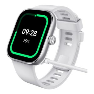 Xiaomi Redmi Watch 4 - Smart Ur Med Rem - Tpu - Hvid - Håndledsstørrelse: 135-205 Mm - Display 1.97" - Bluetooth - 31.5 G - Sølvgrå