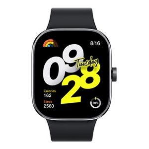 Xiaomi Redmi Watch 4 - Smart Ur Med Rem - Tpu - Sort - Håndledsstørrelse: 135-205 Mm - Display 1.97" - Bluetooth - 31.5 G - Obsidian Sort