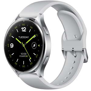 Xiaomi Watch 2 - Silver Case With Grey TPU Strap