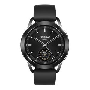 Xiaomi Watch S3 - Smart Ur Med Rem - Fluororubber - Håndledsstørrelse: 140-210 Mm - Display 1.43" - Nfc, Bluetooth - 44 G - Sort