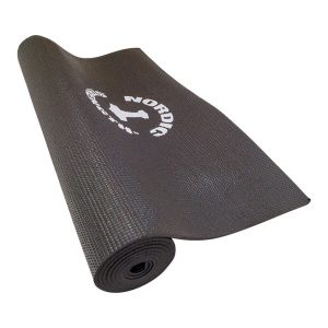 Yogamåtte 4 mm - Sort (Nordic Strength)