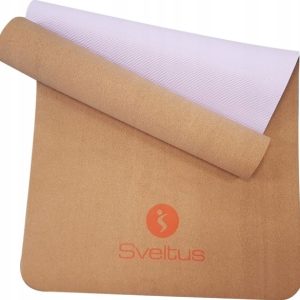 Yogamåtte Sveltus 1303 183X61x0,5Cm Kork/Pink