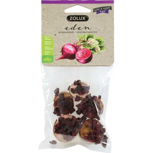 Zolux Wooden Rings With Beetroot Eden 40 G