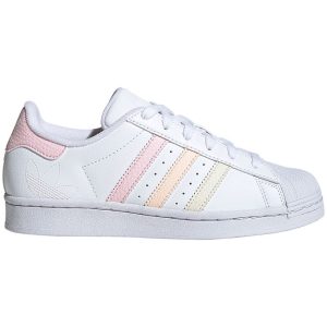 adidas Originals Sko - Superstar J - Hvid/Rosa