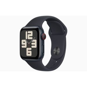 Apple Watch SE (2023) GPS + Cellular 40mm - Midnight Aluminium Case with Midnight Sport Band - S/M