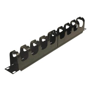 Deltaco Rack cable management panel 1U 19"