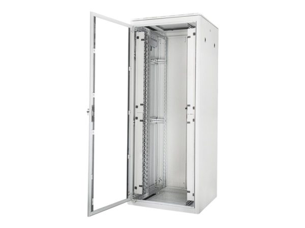 Digitus Varioflex-N Series - Rack Kabinet - 800 X 800 Mm (Wxd) - Lysegrå, Ral 7035 - 42U - 19"