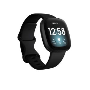 Fitbit Versa 3 Black/Black Aluminum