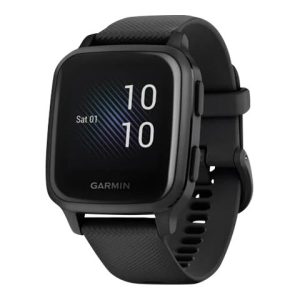 Garmin Venu Sq Music Edition - Sort - Sportsur Med Bånd - Silikone - Sort - Håndledsstørrelse: 125-190 Mm - Display 1.3" - Bluetooth, Wi-Fi, Nfc, Ant