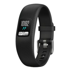 Garmin Vívofit 4 - Aktivitetssporer Med Bånd - Tpu-Silikone - Sort - Båndstørrelse: L - Ottefarvet - Bluetooth, Ant+/Ant - 25.5 G