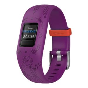 Garmin Vívofit Jr 2 - Disney Frozen 2 Anna - Aktivitetssporer Med Bånd - Silikone - Håndledsstørrelse: 130-175 Mm - Bluetooth - 17.5 G