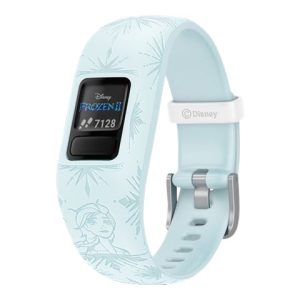 Garmin Vívofit Jr 2 - Disney Frozen 2 Elsa - Aktivitetssporer Med Bånd - Silikone - Håndledsstørrelse: 130-175 Mm - Bluetooth - 17.5 G