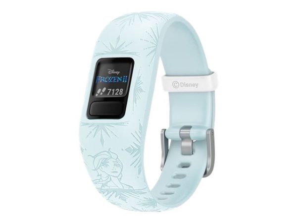 Garmin Vívofit Jr 2 - Disney Frozen 2 Elsa - Aktivitetssporer Med Bånd - Silikone - Håndledsstørrelse: 130-175 Mm - Bluetooth - 17.5 G