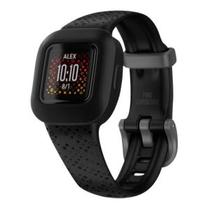 Garmin Vivofit Jr. 3 - Aktivitetssporer Med Bånd - Silikone - Sort - Håndledsstørrelse: 130-175 Mm - Bluetooth - 25 G - Kosmisk Sort