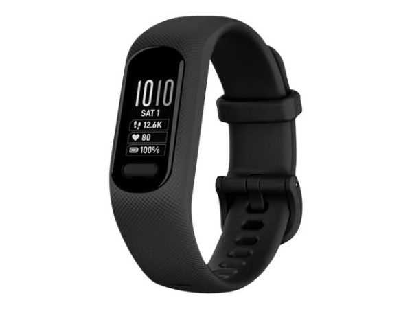 Garmin Vívosmart 5 - Sort - Aktivitetssporer Med Bånd - Silikone - Sort - Båndstørrelse: L - Monokrom - Bluetooth, Ant+ - 26.5 G