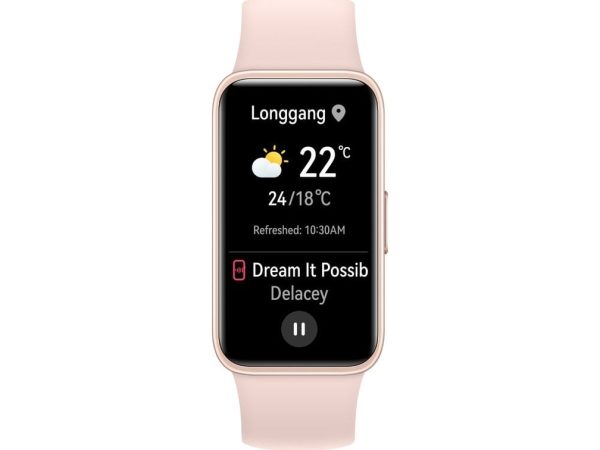 Huawei Band 8, Aktivitetstracker Til Håndled, 3,73 Cm (1.47"), Amoled, Vandfast, Lyserød