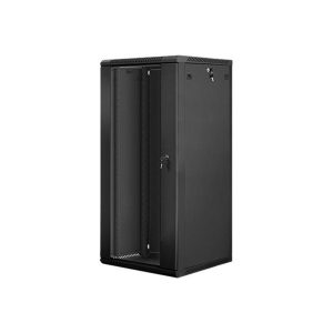 Lanberg WF01-6627-10B Rack Cabinet 19" Wall Mount 27U 600x600 (Flat Pack) Black