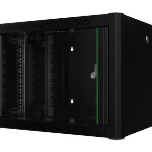 Lanview By Logon - Rack Kabinet - 60 X 56, Pro - Vægmonterbar - Sort, Ral 9005 - 7U - 19"