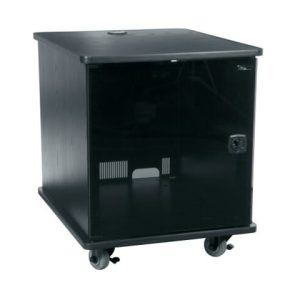 Middle Atlantic Mfr Series Mobile Furniture Rack Mfr-1227Ge - Rack Kabinet - Grained Ebony Ash - 12U - 23"