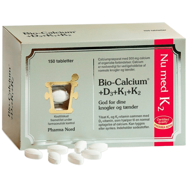 Pharma Nord Bio-Calcium D3 K (150 tabletter)