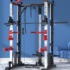 Powerrack - Squat og Bænkpres rack med kabeltræk udvidet version