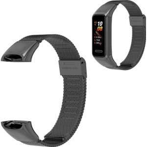 Strado Steel Strap For Honor Band 5 (Black) Universal