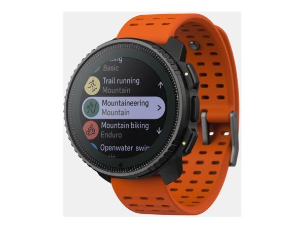 Suunto Vertical - Glasfiberforstærket Polyamid - Sportsur Med Rem - Silikone - Håndledsstørrelse: 125-175 Mm - Display 1.4" - Bluetooth - 87 G - Stee