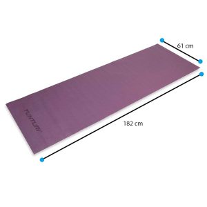 Tunturi PVC Yogamåtte 4mm Lilla